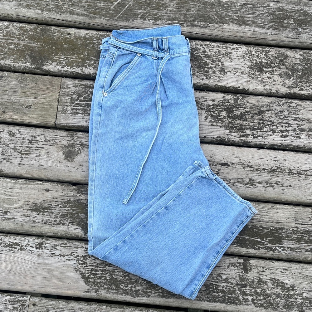 Kendall & Kylie Kourt Jeans Denim Pants with Drawstring Size 31